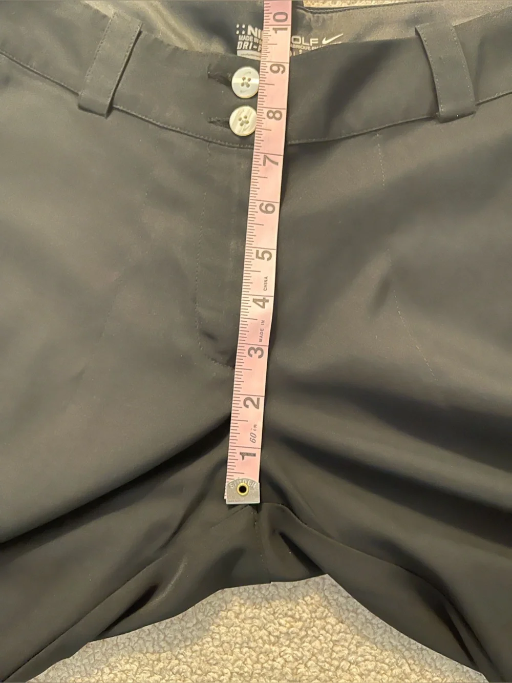 Nike Golf Dri-FIT Cargo Bermuda Shorts Black Size 6